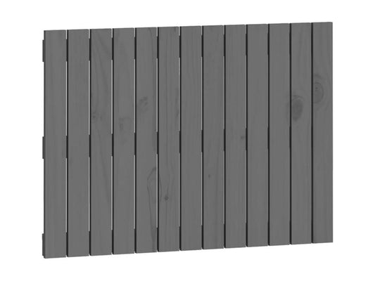 Tête de lit murale Gris 82.5x3x60 cm Bois massif de pin OEBZ18677