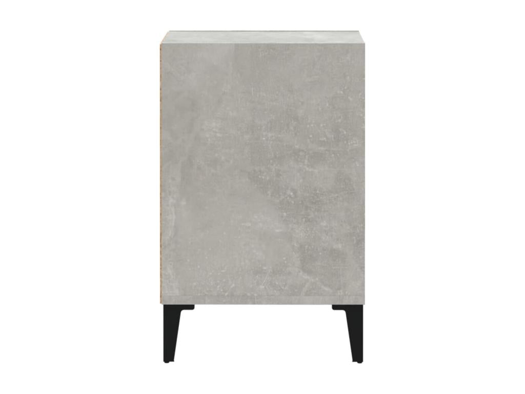 Meuble TV Gris béton 100x35x55 cm Bois d'ingénierie LLHV31143