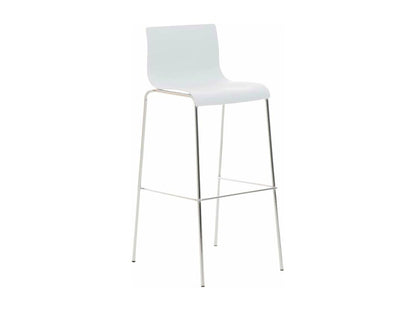 Tabouret de bar avec métal blanche 43x48x100 cm 10 0004938 EFAE93434