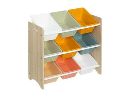 Meuble de rangement enfant 9 bacs Play Ventoriq ESVM82236
