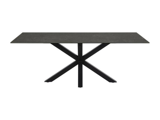 Table de salle à manger rectangulaire en céramique L200 - Ventoriq MUSP92305