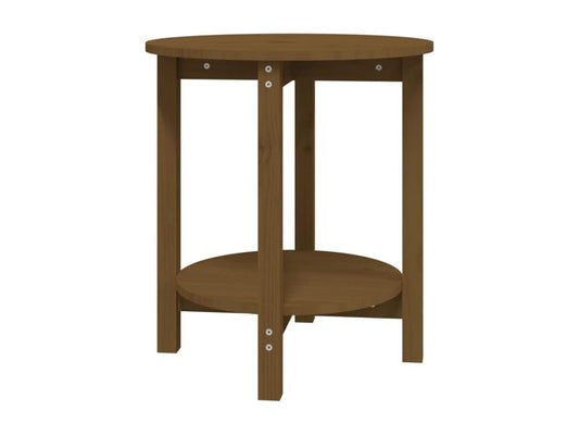 Table basse Marron miel 55x60 cm Bois massif de pin KCKK94553
