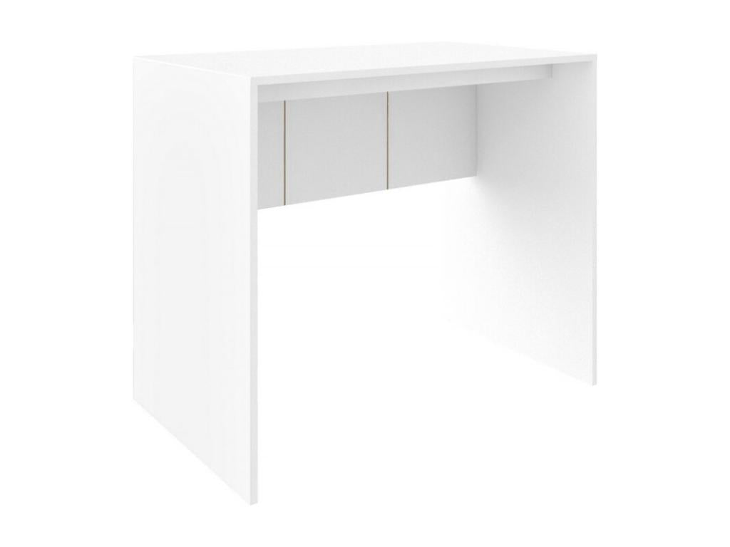 Bureau Blanc Mat L 90 H 76 P 54 cm QFBD59422