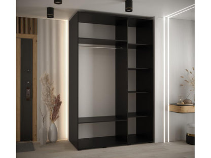 ARMOIRE Ventoriq 6 À PORTES COULISSANTES 235.2/150/60 3 portes Noir/Ventoriq/Noir RCKF60772