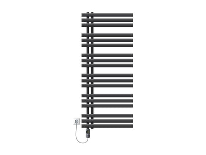 Radiateur électrique pour salle de bain Ventoriq 600x1400mm Anthracite résistance 1200W XCCF62241