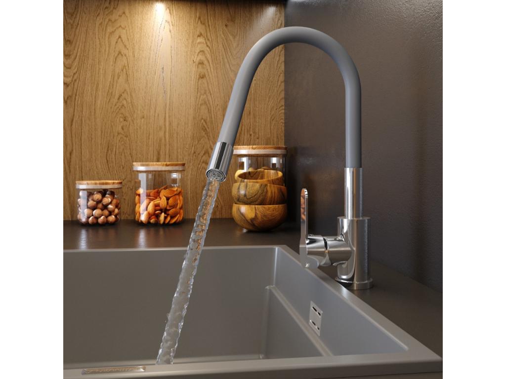 Melangeur de cuisine gris bec flexible Ventoriq 85111872 SBWH66263