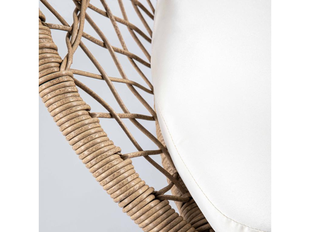 Canapé de jardin en résine tressée IVOI55393