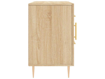Buffet chêne Ventoriq 100x36x60 cm bois d'ingénierie EZOO72060