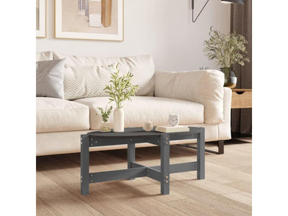 Table basse Gris 87x48x35 Bois massif de pin VIQB74425