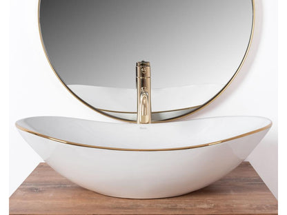 Vasque À Poser Ventoriq White Gold EAKT80481