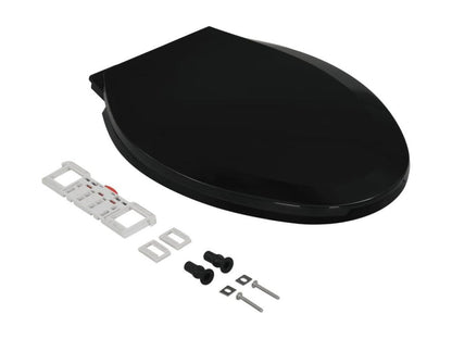 Abattant WC à fermeture noire 47x35x5 cm 02 0002911 MTJN79983