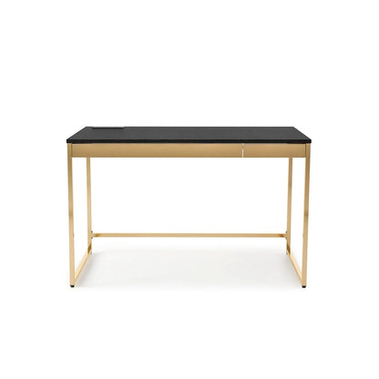 48-inch steel computer desk with charging ports