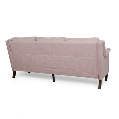 Modern three-seater fabric sofa