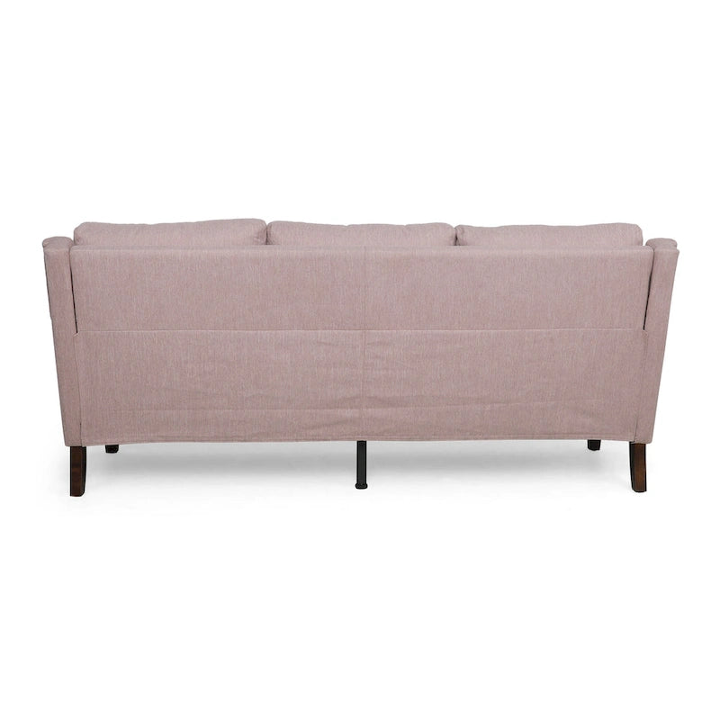 Modern three-seater fabric sofa