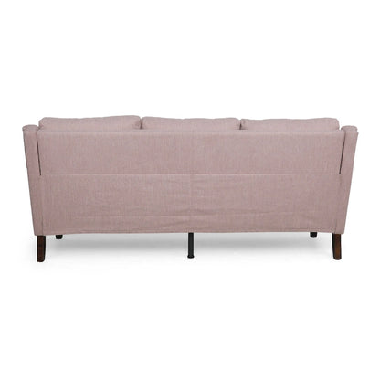 Modern three-seater fabric sofa
