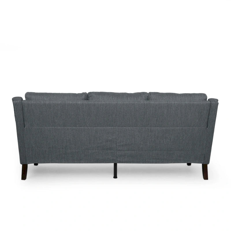 Modern three-seater fabric sofa