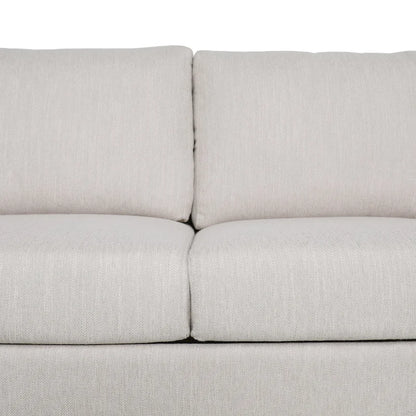 Modern three-seater fabric sofa
