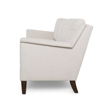 Modern three-seater fabric sofa