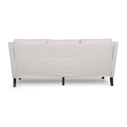 Modern three-seater fabric sofa