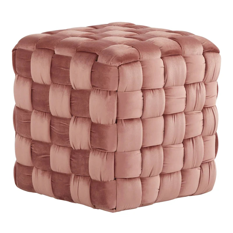 Braided Square 16 Ottoman