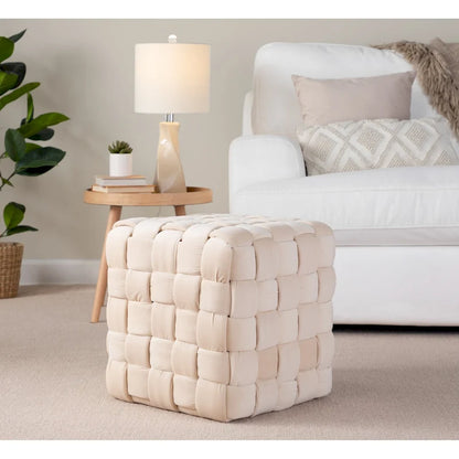 Braided Square 16 Ottoman