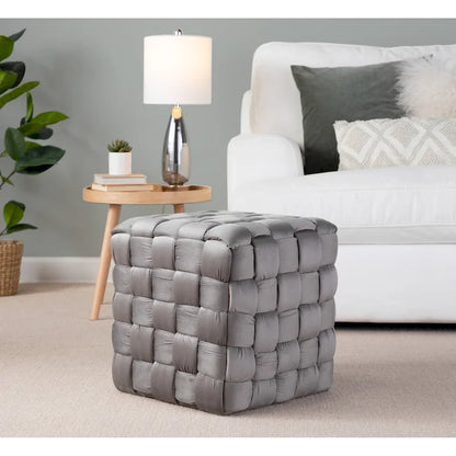 Braided Square 16 Ottoman