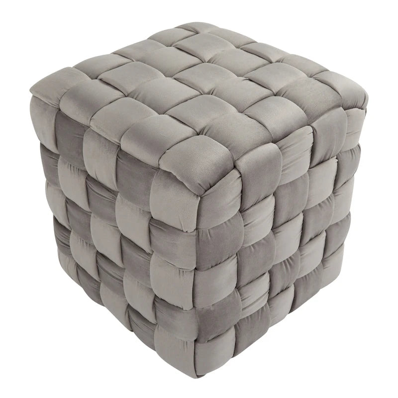 Braided Square 16 Ottoman