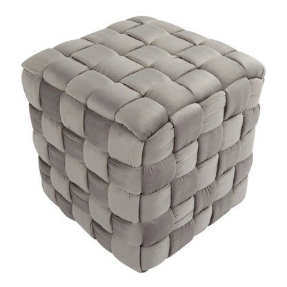 Braided Square 16 Ottoman