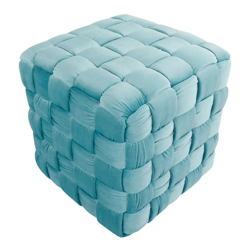 Braided Square 16 Ottoman