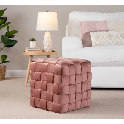Braided Square 16 Ottoman