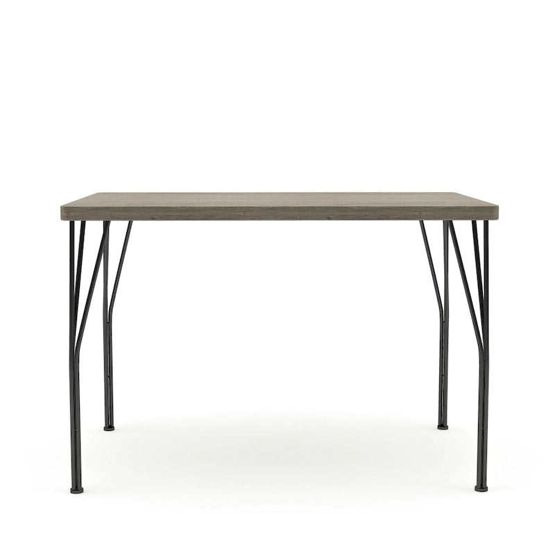 Compact four-seater dining table and chair set