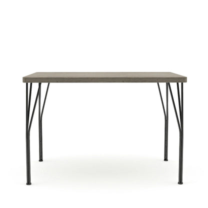 Compact four-seater dining table and chair set