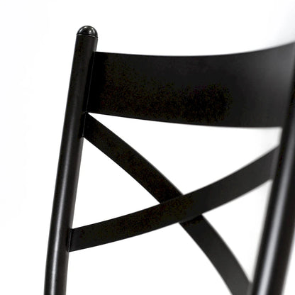 Compact four-seater dining table and chair set