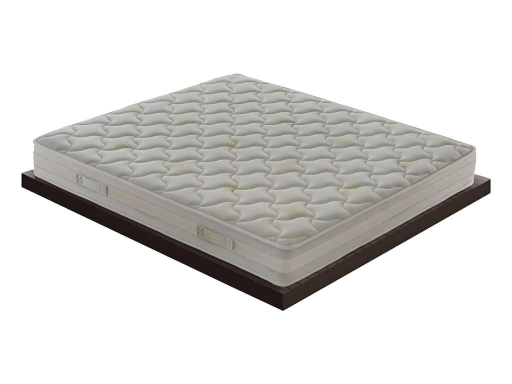 Matelas en Mousse Ventoriqélastique - 5 Cm De Mousse - 9 Zones De Confort - Hauteur 25 Cm 150x190 cm BNSD16623