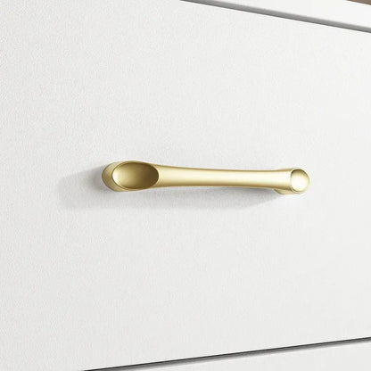 Versatile 9-Drawer Dresser - Sleek Black & Gold, Premium Quality Chest