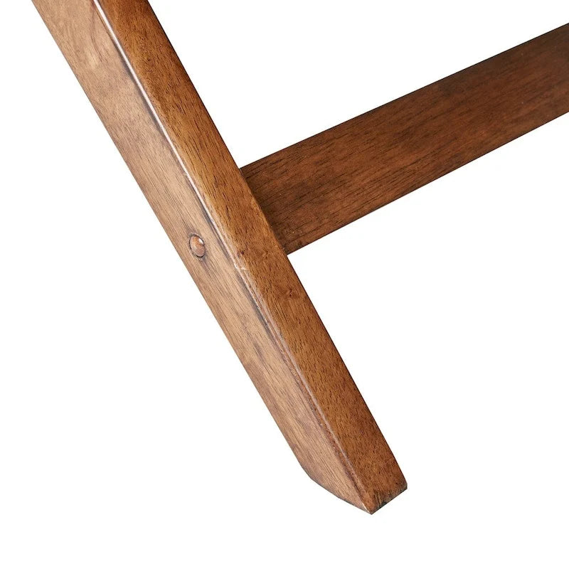 Mustard Yellow/ Pecan Lounge Chair