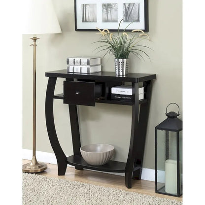 Convenience Concepts Newport 1 Drawer Dorchester Console Table with Shelf