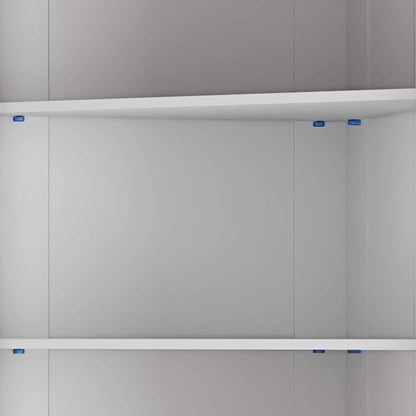 66 Tall Corner Cabinet With Led Light