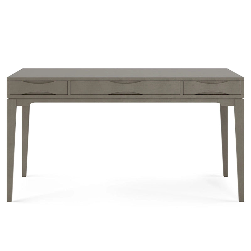 SOLID HARDWOOD Mid Century Modern 60 inch Wide Writing Office Desk