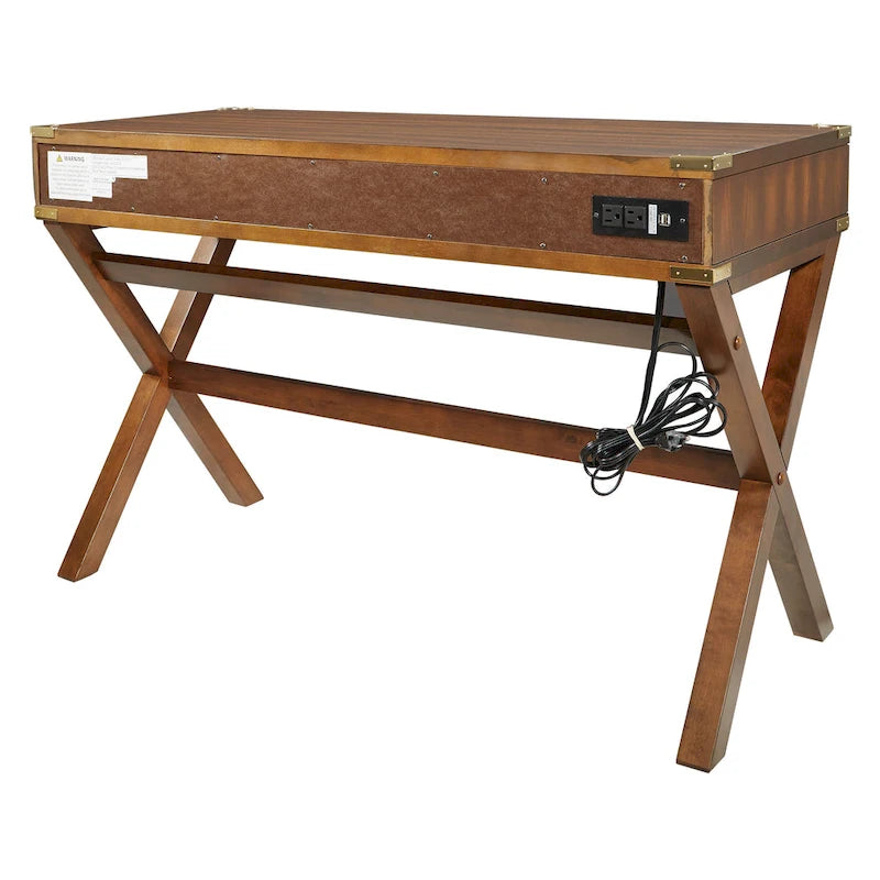 46-inch Desk with Power Station