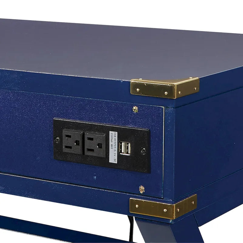 46-inch Desk with Power Station