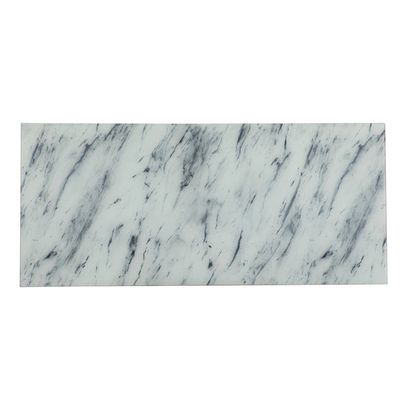 Glam White Stone Writing Desk