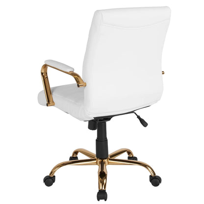 Mid-back LeatherSoft Executive Swivel Office Chair