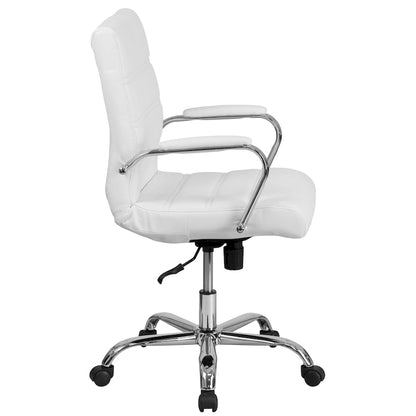 Mid-back LeatherSoft Executive Swivel Office Chair