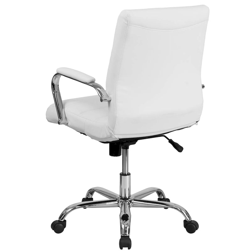 Mid-back LeatherSoft Executive Swivel Office Chair