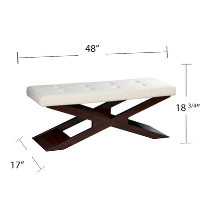 Upholstered Entryway Bench