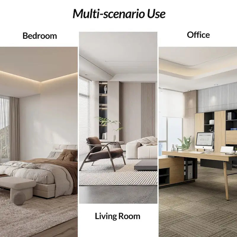 Modern genuine leather swivel rocking recliner (two-piece set)