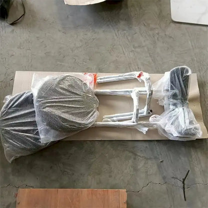 Boucle Dining Chairs,Mid-Century Modern Curved Backrest Chair,2 PCS