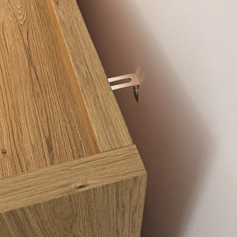 Wood Large Double Dresser with Wide Drawers Modern Chest