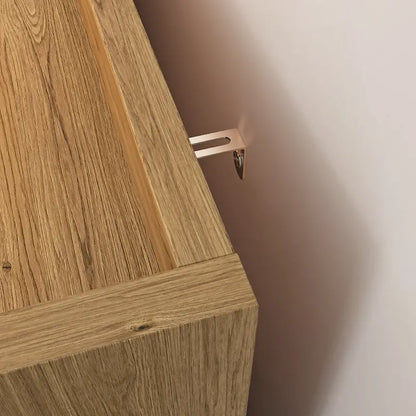 Wood Large Double Dresser with Wide Drawers Modern Chest